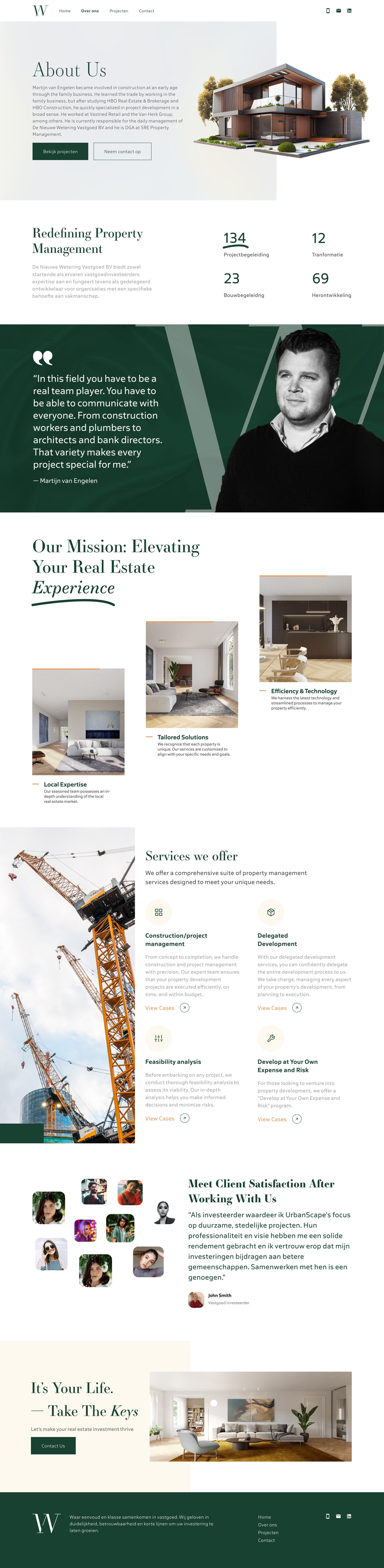 The about page