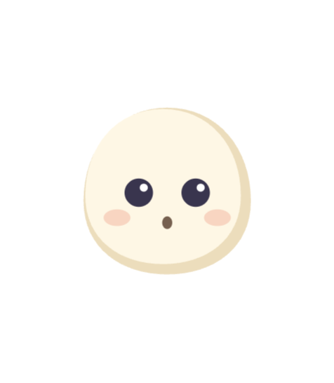 Vedu, a small Ghibli-style moon-blob mascot